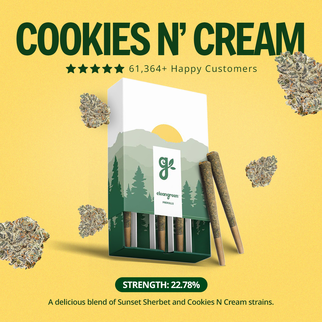 Cookies N’ Cream Pre-Roll 1 Gram